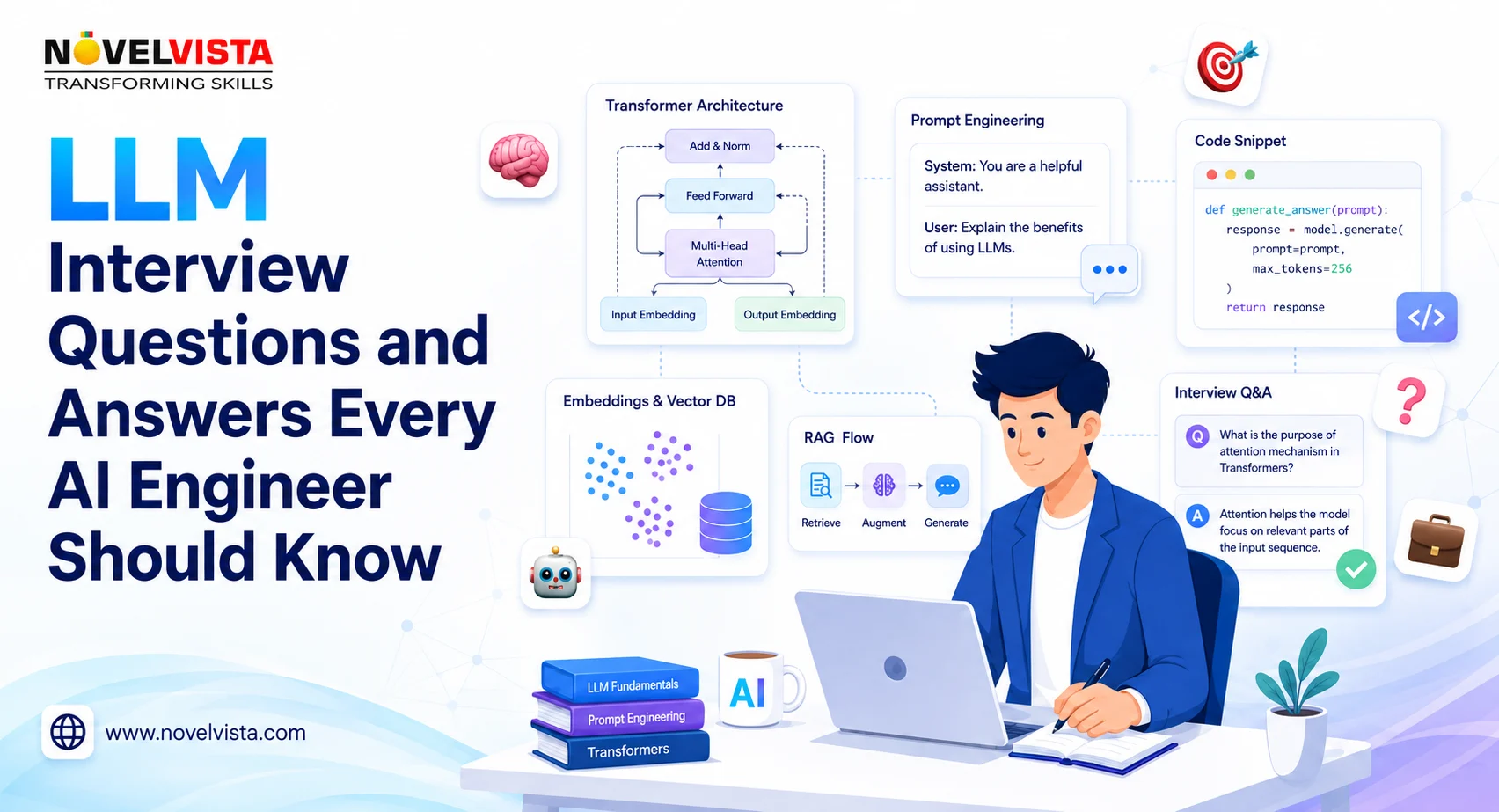 LLM Interview Questions and Answers Every AI Engineer Should Know | Novelvista