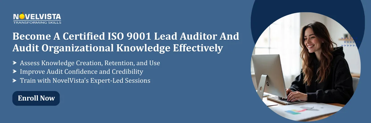 Become A Certified ISO 9001 Lead Auditor And Audit Organizational Knowledge Effectively
