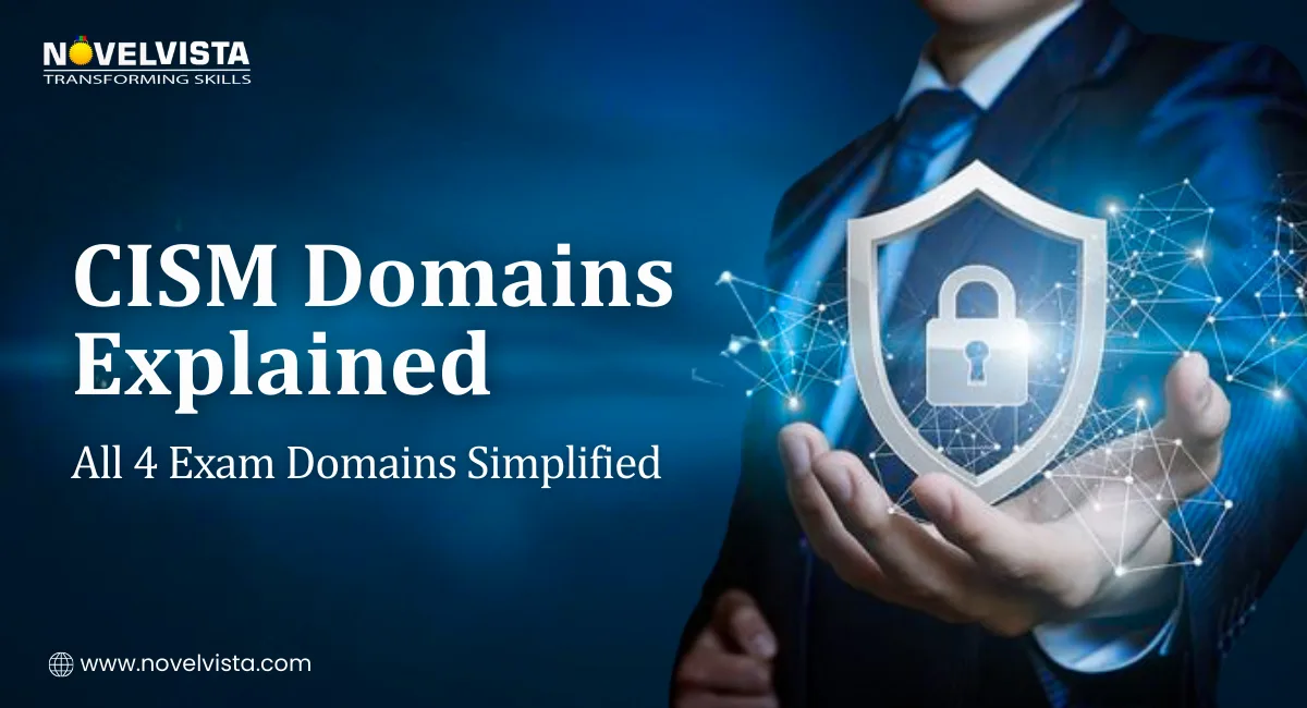 CISM Domains Explained – All 4 Exam Domains Simplified | Novelvista