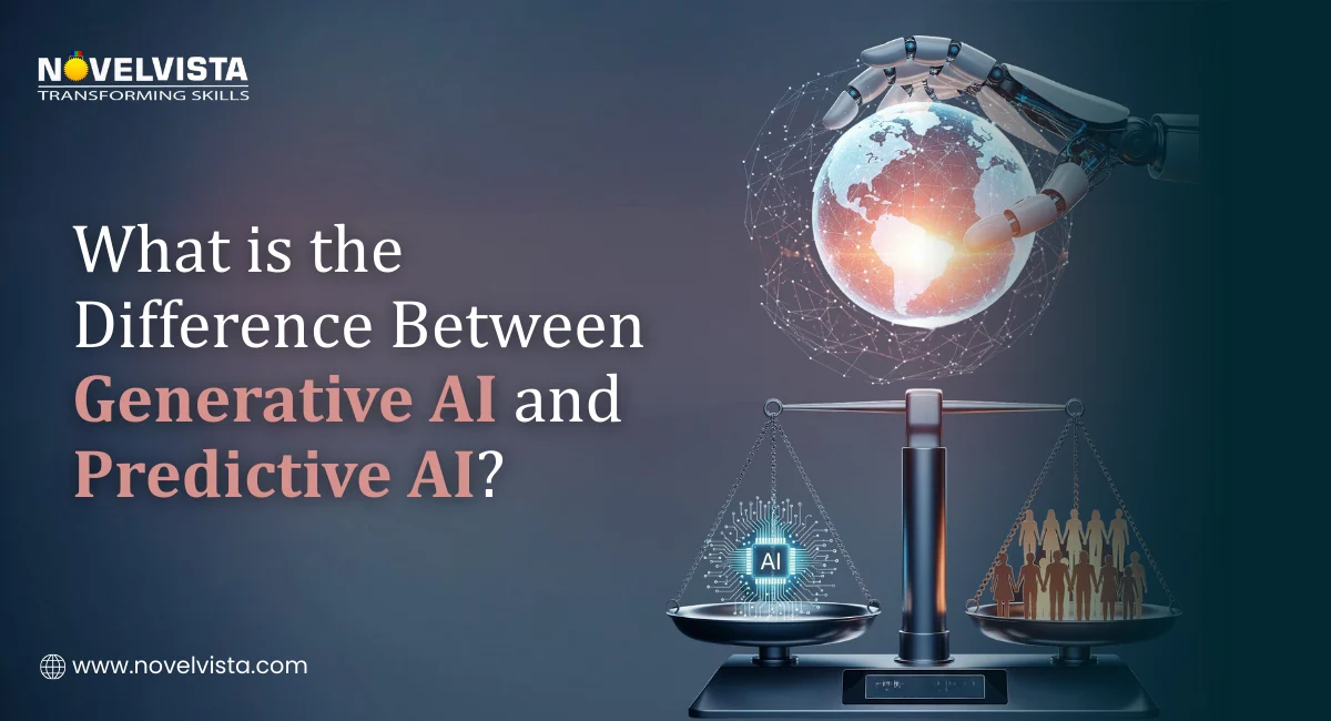 What is the Difference Between Generative AI and Predictive AI? | Novelvista