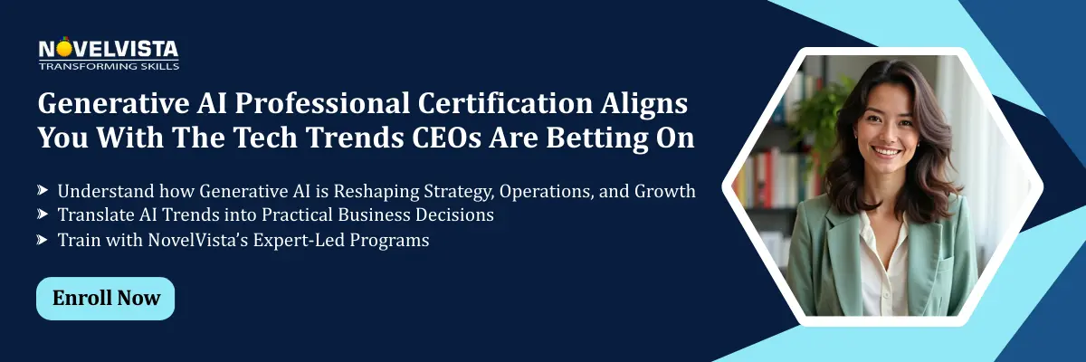 Generative AI Professional Certification Aligns You With The Tech Trends CEOs Are Betting On
