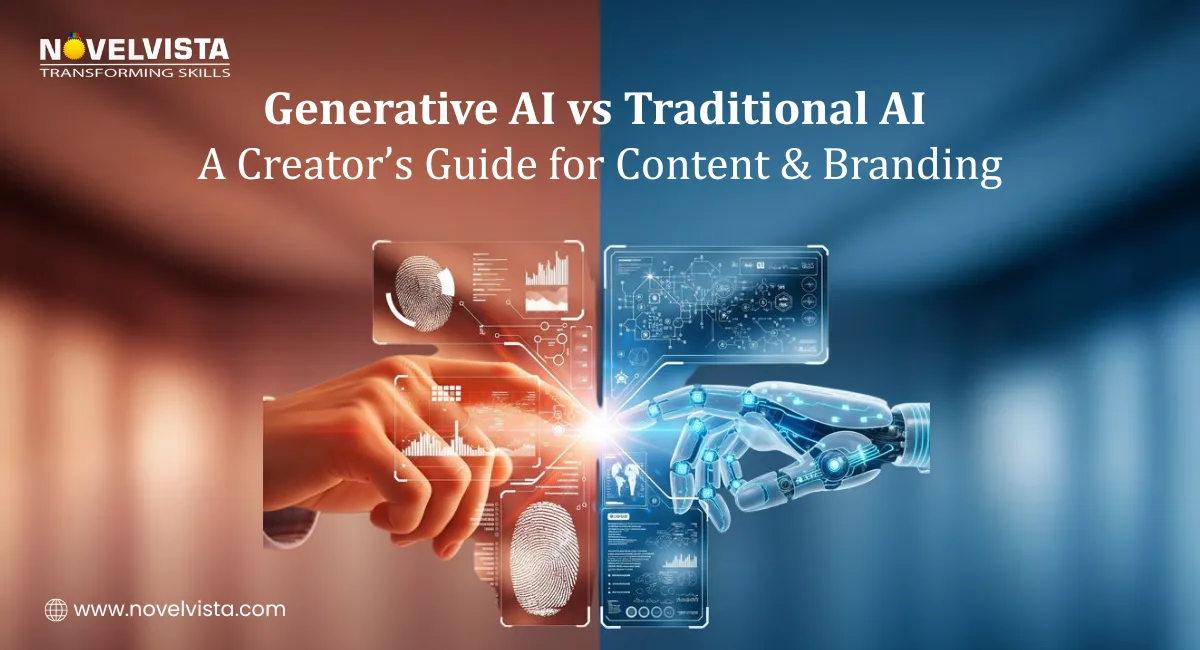 Generative AI vs Traditional AI – A Creator’s Guide for Content & Branding | Novelvista
