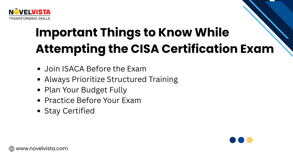  Important Things to Know While Attempting the CISA Certification Exam