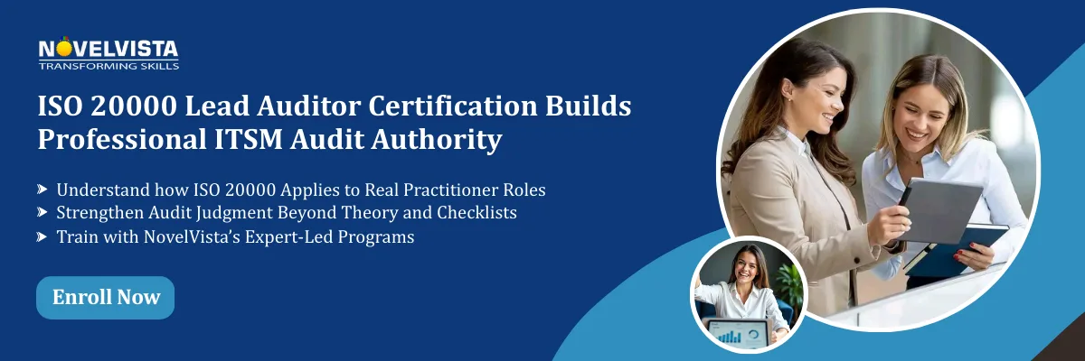 ISO 20000 Lead Auditor Certification Builds Professional ITSM Audit Authority