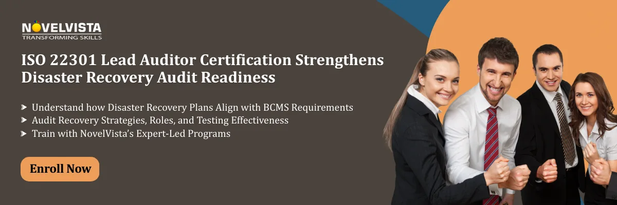 ISO 22301 Lead Auditor Certification Strengthens Disaster Recovery Audit Readiness