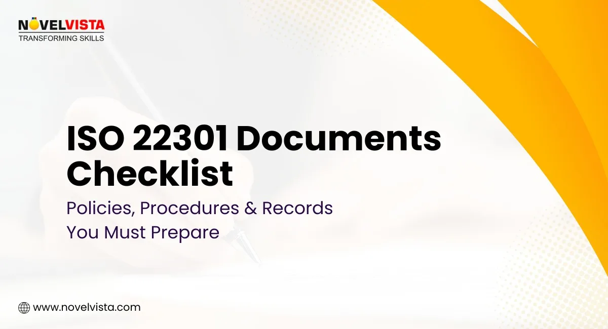 ISO 22301 Documents for BCMS Compliance | Novelvista