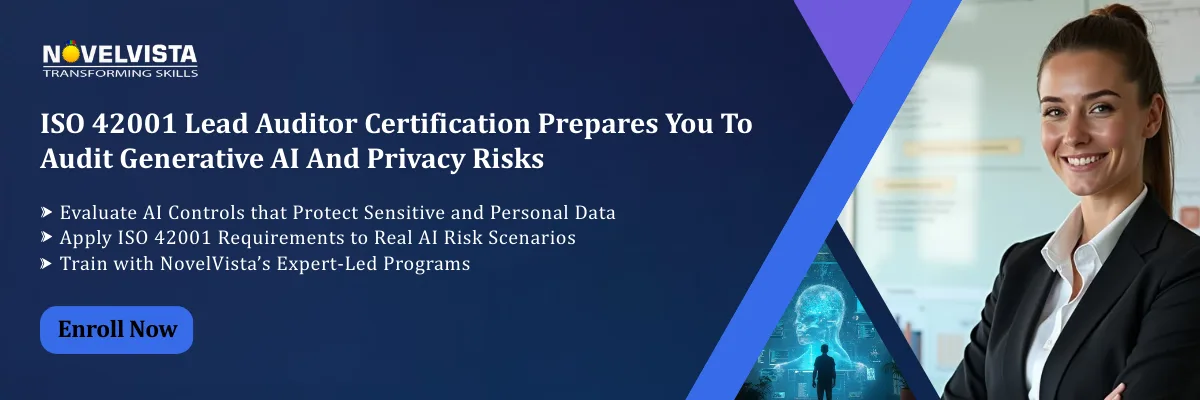 ISO 42001 Lead Auditor Certification Prepares You To Audit Generative AI And Privacy Risks