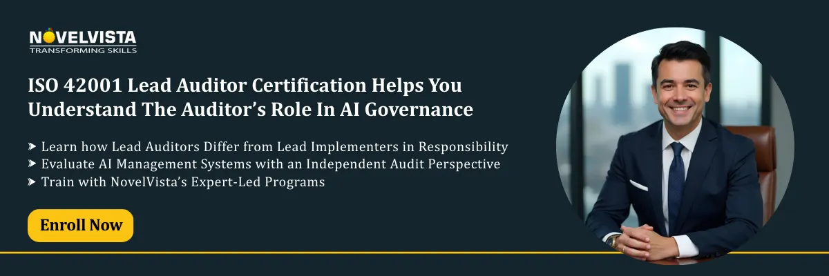 ISO 42001 Lead Auditor Certification Helps You Understand The Auditor’s Role In AI Governance