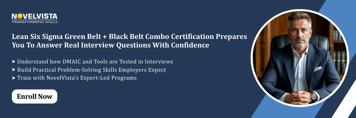 Lean Six Sigma Green Belt + Black Belt Combo Certification