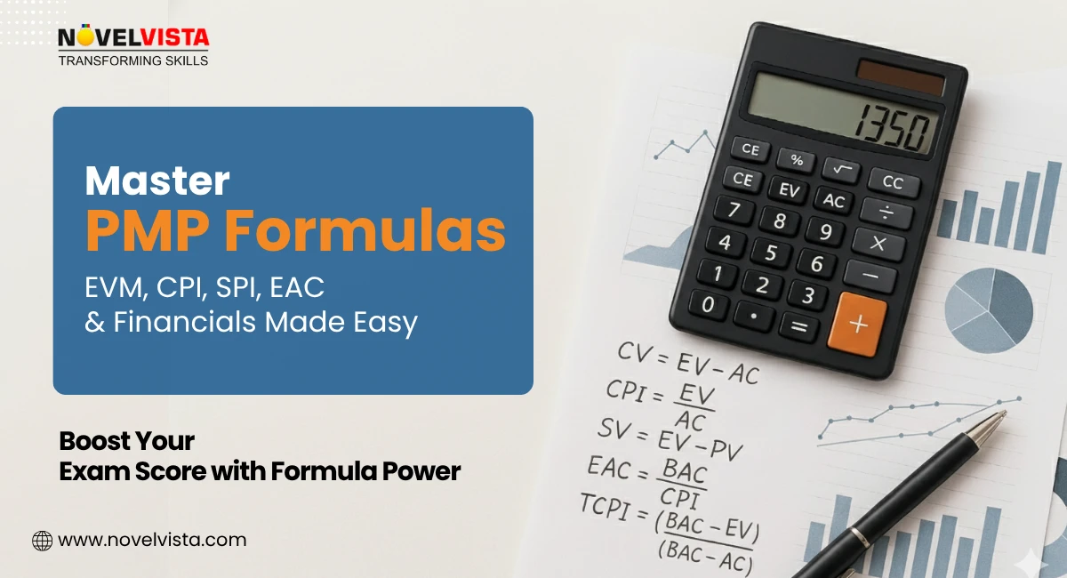 PMP Formulas: The Ultimate Guide to EVM, CPI, SPI, EAC & Financial Formulas | Novelvista