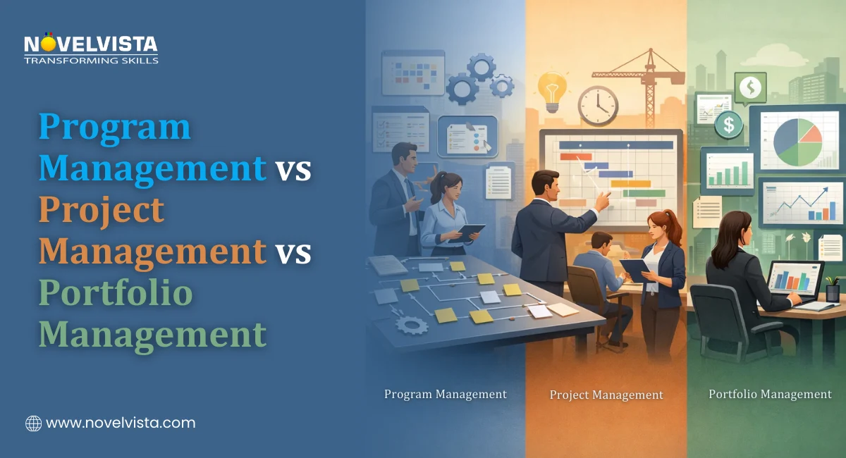 Program Management vs Project Management vs Portfolio Management: Key Differences Explained | Novelvista