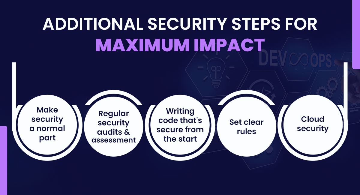 Additional security impact steps for maximum impact