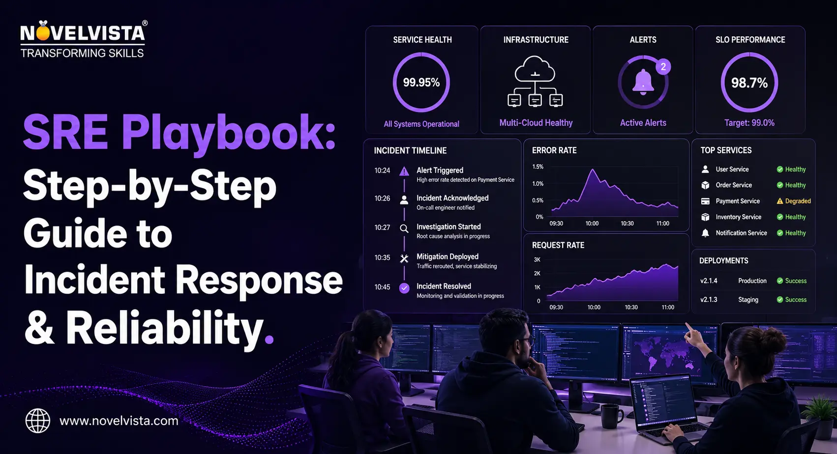 SRE Playbook: Step-by-Step Guide to Incident Response & Reliability | Novelvista