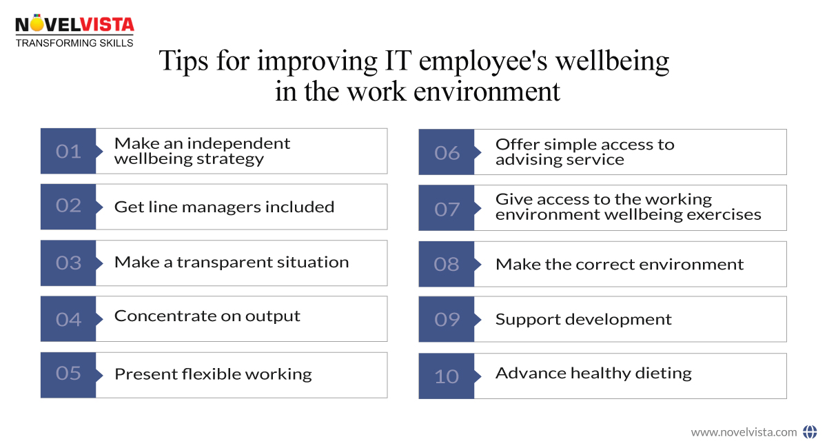Tips for improving IT employee's wellbeing 