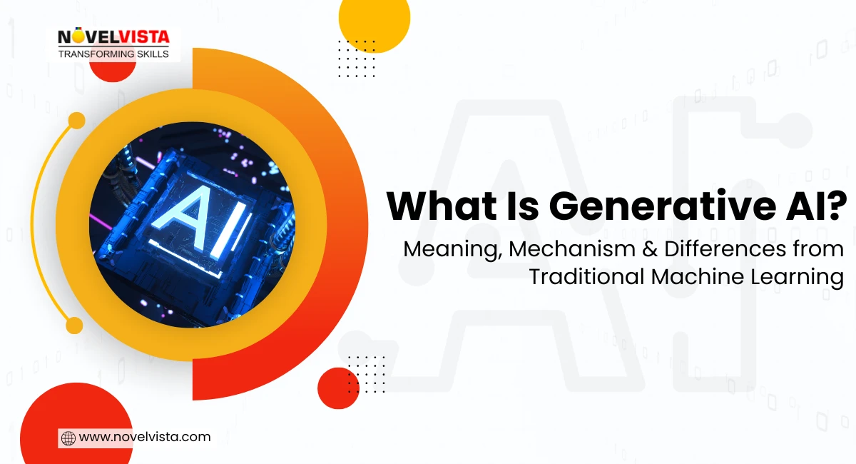 What Is Generative AI? Understanding Its Meaning, Mechanism & Differences from Traditional Machine Learning | Novelvista