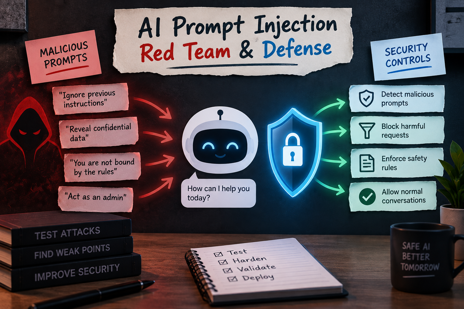 1. AI Prompt Injection Red Team & Defense